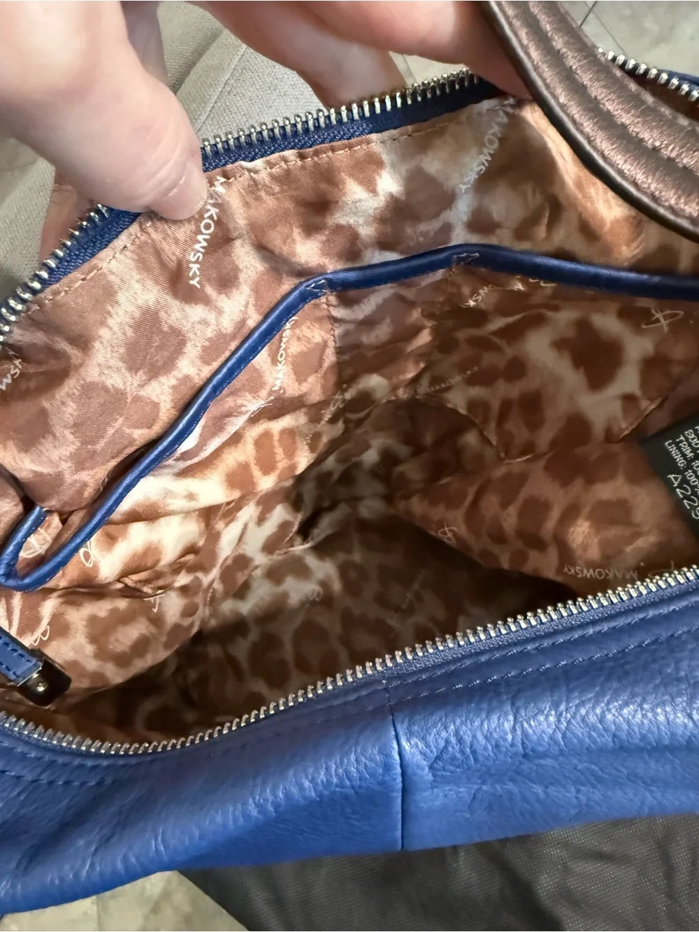 b. makowsky stylish blue